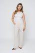 Stevie-Wide Leg Pull On Pant